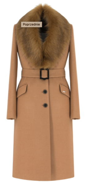 Płaszcz Nathale Camel